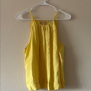 A New Day Yellow Smocked Camisole Top